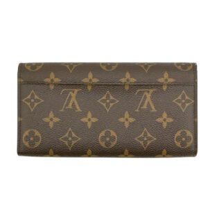 LOUIS VUITTON Long Wallet Purse M62235 Monogram canvas Rose Valerie Zip Around Monogram Portefeuille Sara Women Used | AlmaBagz