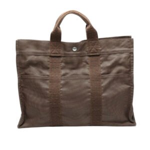 HERMES Tote Bag canvas Brown canvas Her LineMM | AlmaBagz
