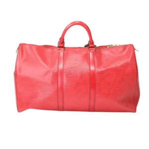 LOUIS VUITTON Boston Duffel bag M42967 Epi Leather Castilian red Epi Keepall 50 | AlmaBagz