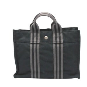 HERMES Tote Bag canvas gray Her Line Tote PM | AlmaBagz