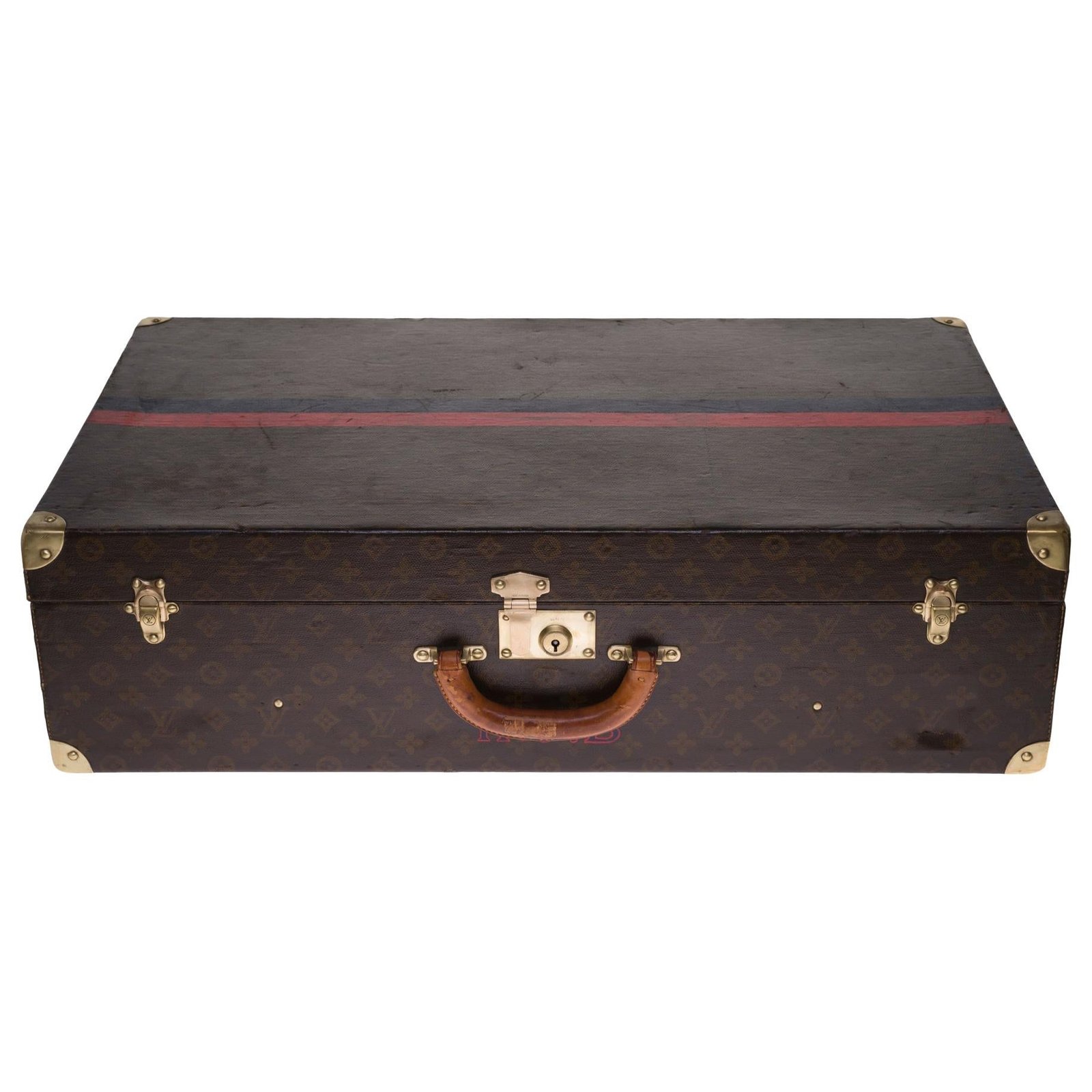 LOUIS VUITTON Rare 75 Suitcase in brown monogram canvas | AlmaBagz - Image 18