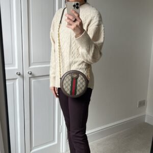 Gucci GG Ophidia Mini GG Round Shoulder Bag (RRP £1,270) | AlmaBagz