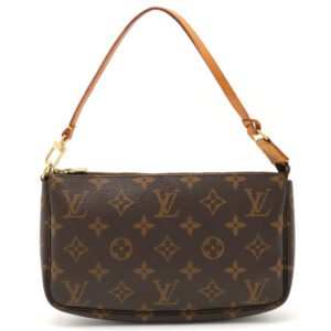 Louis Vuitton Monogram Pochette Accessory Pouch Handbag M51980 | AlmaBagz