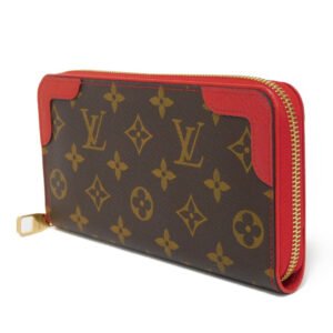 LOUIS VUITTON Long Wallet Purse M61854 Monogram canvas x Calfskin leather Slys Monogram Retiro Zippy wallet | AlmaBagz
