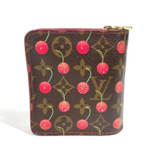 LOUIS VUITTON Folded wallet M95005 Monogram canvas Brown Monogram Cherry Compact zip | AlmaBagz