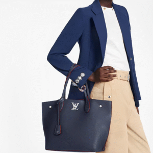 Louis Vuitton Lockme Go Blue/Red | AlmaBagz