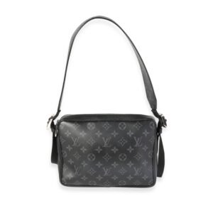 LOUIS VUITTON Black Taigarama & Monogram Eclipse Canvas Outdoor Messenger | AlmaBagz