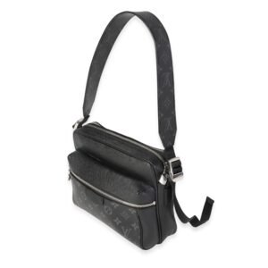 Louis Vuitton Black Taigarama & Monogram Eclipse Canvas Outdoor Messenger | AlmaBagz