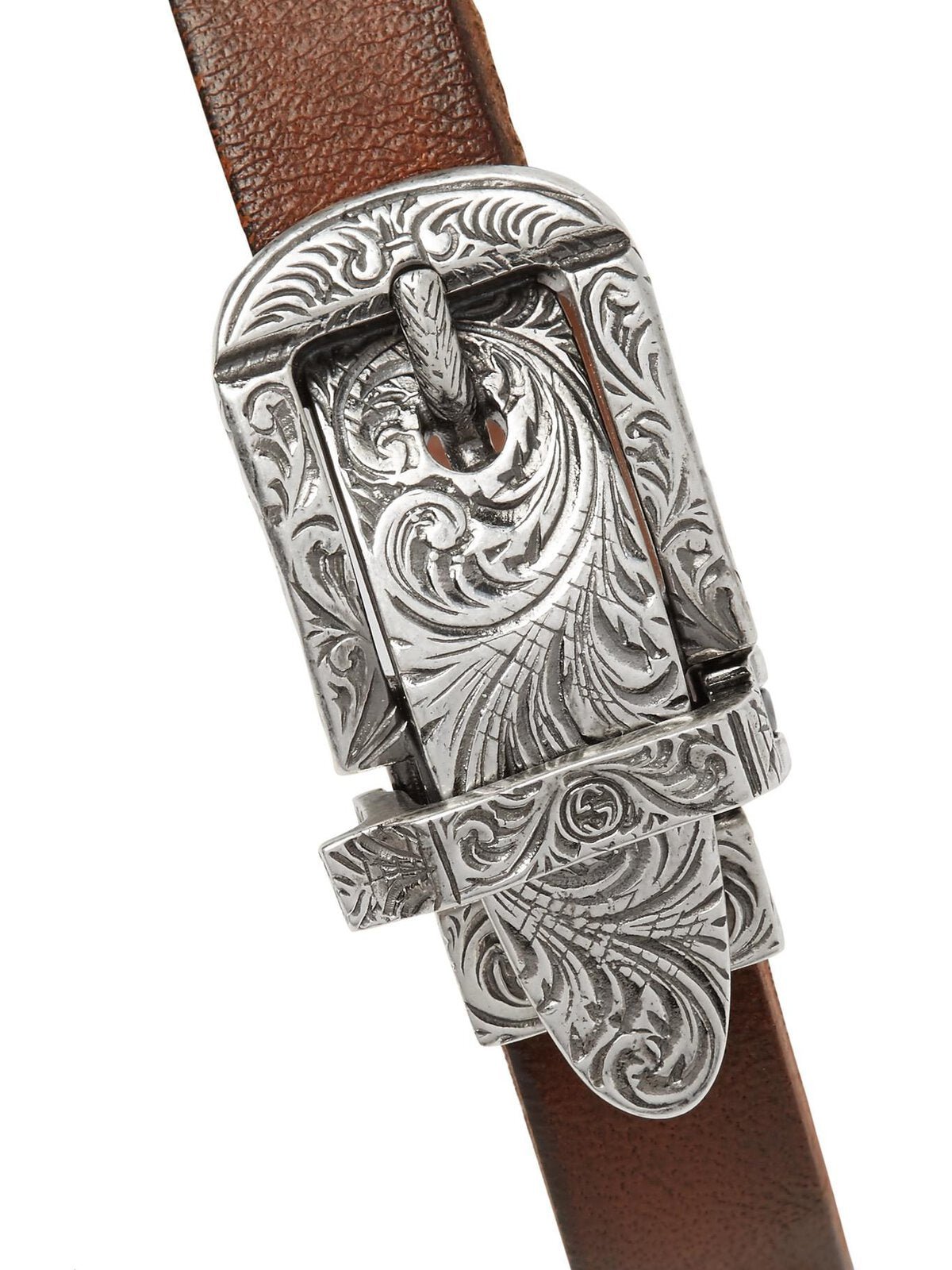 Gucci Anger Forest Wolf Head Leather Bracelet in Brown | AlmaBagz - Image 6