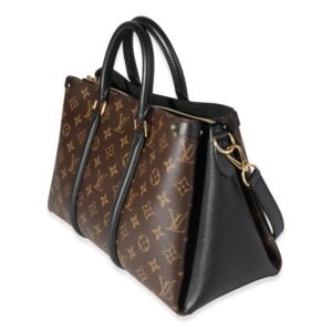 Louis Vuitton Monogram Canvas & Black Leather Soufflot MM | AlmaBagz