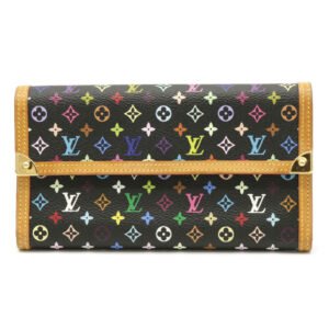 Louis Vuitton Murakami Monogram Porto Tresor M92658 | AlmaBagz