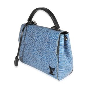 Louis Vuitton Blue Epi Denim Cluny BB | AlmaBagz