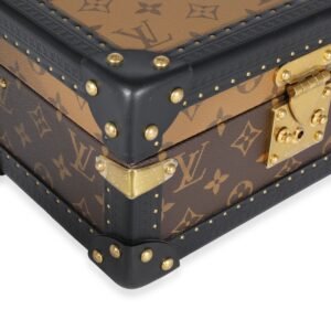 LOUIS VUITTON Monogram Reverse Canvas Coffret Tresor 24 | AlmaBagz