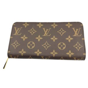 LOUIS VUITTON Long Wallet Purse M41894 Monogram canvas Rose valerine Monogram Zippy wallet | AlmaBagz
