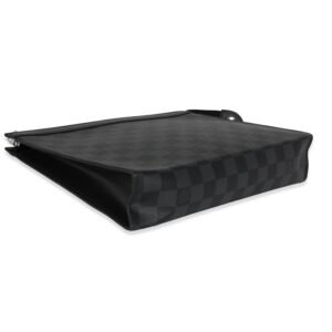 LOUIS VUITTON Damier Graphite Canvas Pochette Voyage MM | AlmaBagz