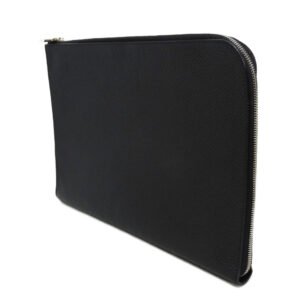 LOUIS VUITTON Clutch bag M67768 Taurillon Clemence leather (embossed) Noir Cuir Taurillon Clemence Pochette Jules GM NM | AlmaBagz