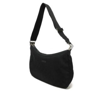 GUCCI Shoulder Bag 122790 GG canvas black GG canvas Messenger bag | AlmaBagz