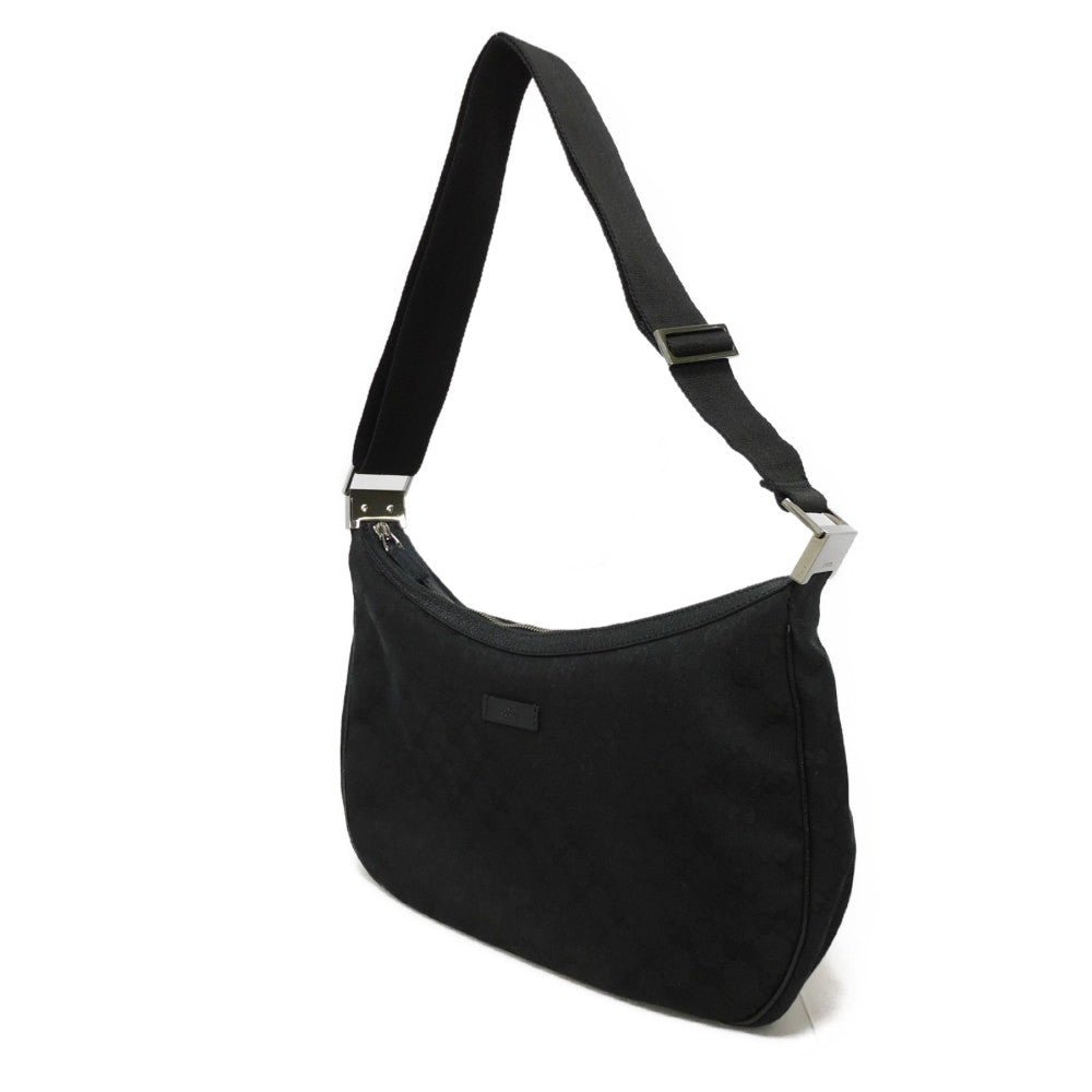 GUCCI Shoulder Bag 122790 GG canvas black GG canvas Messenger bag | AlmaBagz
