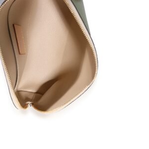 LOUIS VUITTON Kaki Monogram Giant Canvas Cosmetic Pouch | AlmaBagz