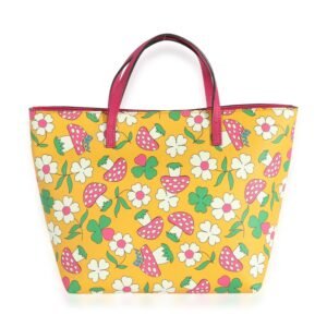 GUCCI Multicolor Mushroom Print Canvas Kid's Tote | AlmaBagz