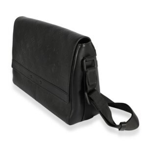 Louis Vuitton Black Monogram Shadow Sprinter Messenger | AlmaBagz