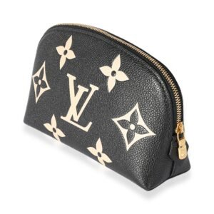Louis Vuitton Black Giant Monogram Pochette Cosmetique | AlmaBagz