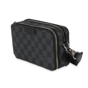 Louis Vuitton Damier Graphite Canvas Alpha Wearable Wallet | AlmaBagz
