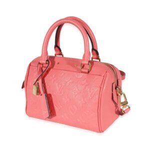 Louis Vuitton Pink Monogram Empreinte Speedy Bandoulière NM 20 | AlmaBagz