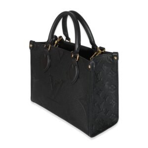 Louis Vuitton Black Empreinte Monogram Giant Onthego PM | AlmaBagz