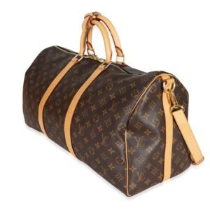 Louis Vuitton Monogram Canvas Keepall Bandoulière 50 | AlmaBagz