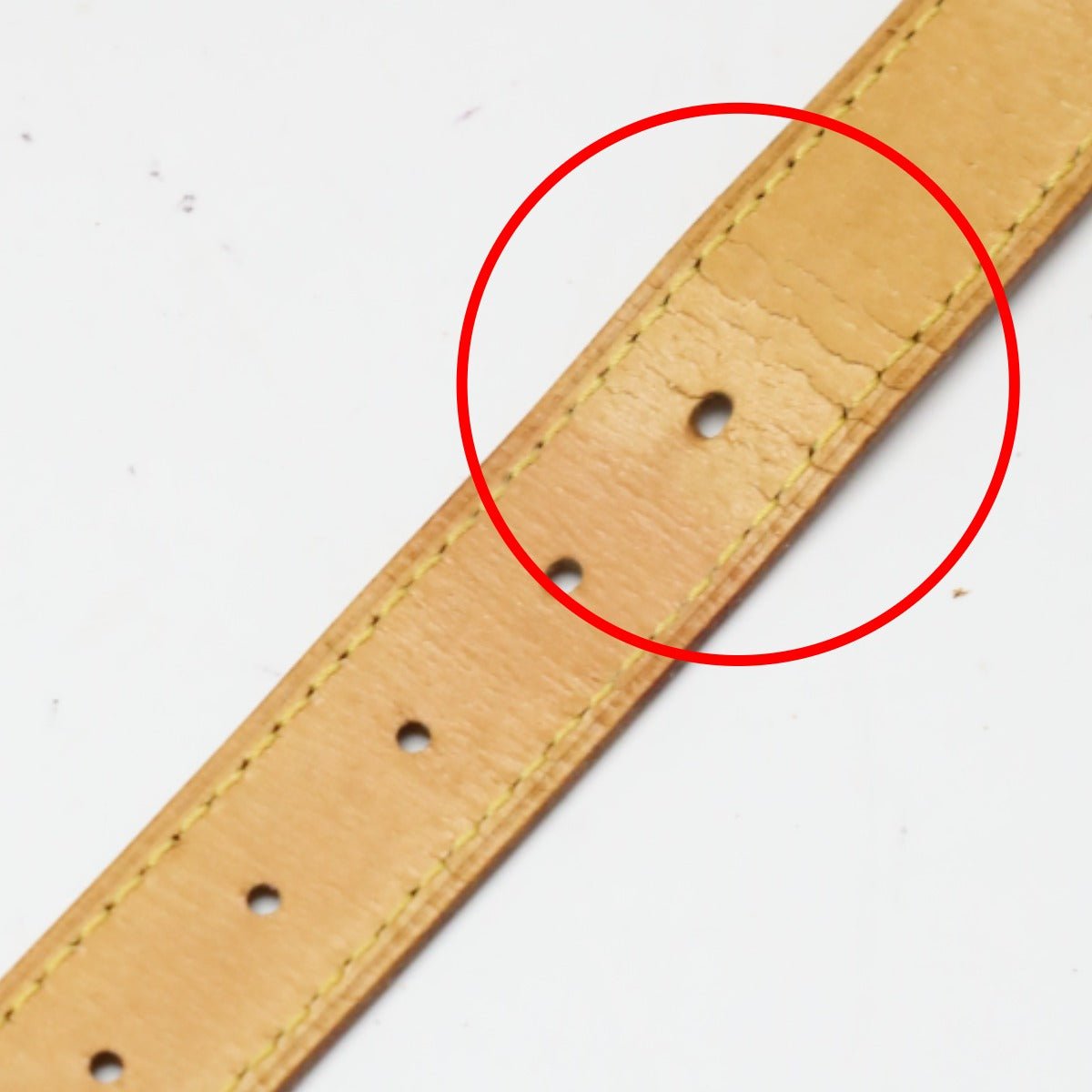 LOUIS VUITTON Shoulder strap Nume leather beige Bag Accessories Adjustable Keepall for bandouliere | AlmaBagz - Image 10