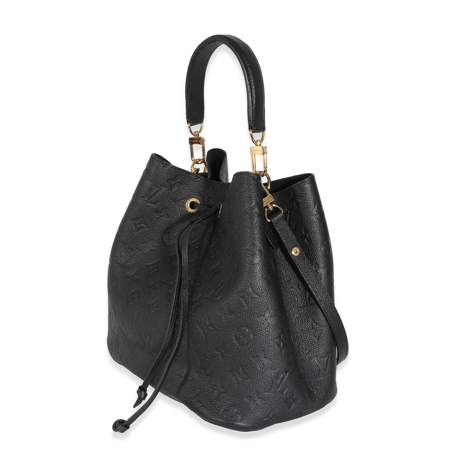 Louis Vuitton Black Monogram Empreinte NéoNoé MM | AlmaBagz