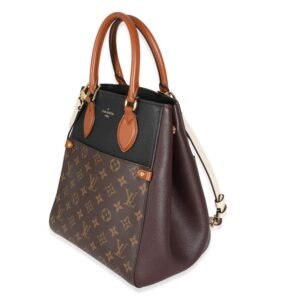 Louis Vuitton Monogram Canvas Calfskin Fold Tote MM | AlmaBagz