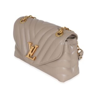 Louis Vuitton Dark Taupe Quilted Calf New Wave Chain MM | AlmaBagz