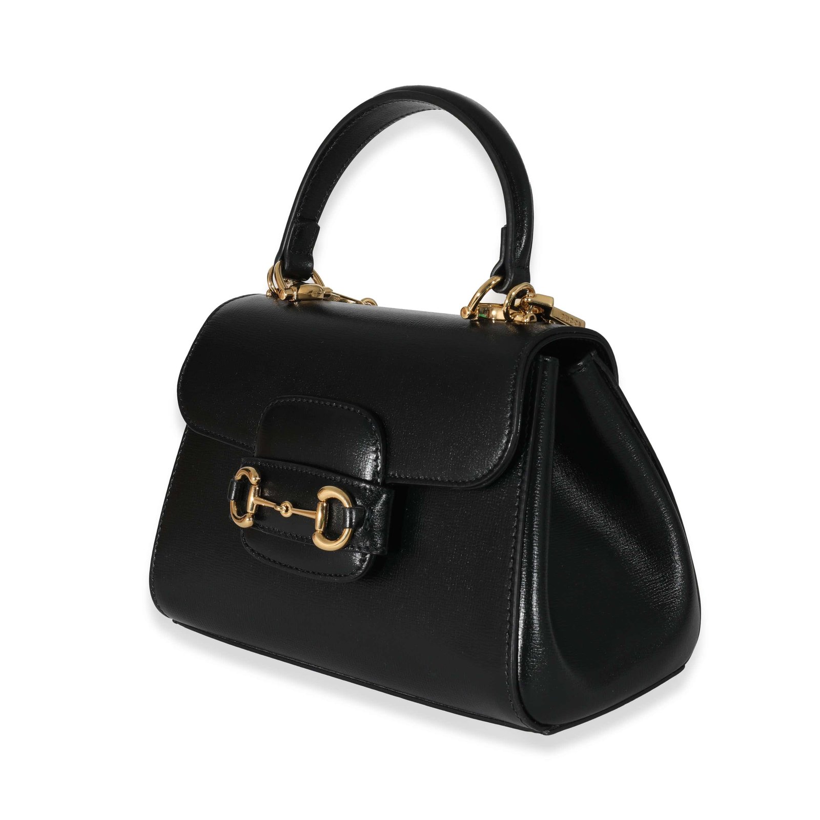 Gucci Black Leather Horsebit 1955 Mini Bag | AlmaBagz