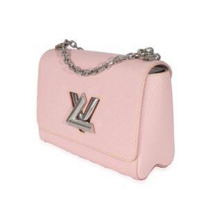 Louis Vuitton Rose Ballerine Epi Twist MM | AlmaBagz