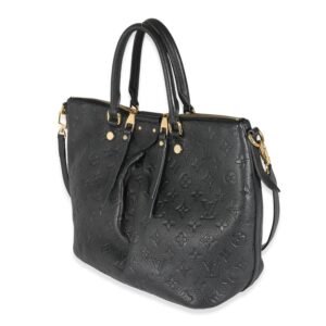 Louis Vuitton Black Empreinte Mazarine MM | AlmaBagz