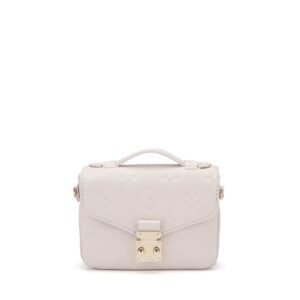 Louis Vuitton Micro Métis (M81390) Monogram Empreinte Beige Color, Gold Hardware with Gold Chain, Dust Cover & Box | AlmaBagz