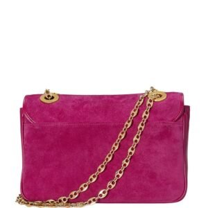 Gucci GG Suede Marina Shoulder Bag in Pink | AlmaBagz
