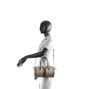 GUCCI Ophidia Boston Bag Small in GG Supreme | AlmaBagz