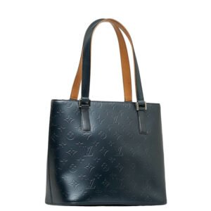 Louis Vuitton Monogram Matt Stockton Handbag M55115 Blue Leather  Louis Vuitton | AlmaBagz