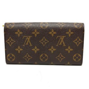 LOUIS VUITTON Long Wallet Purse M61734 Monogram canvas Brown Monogram Portefeuille Sara | AlmaBagz