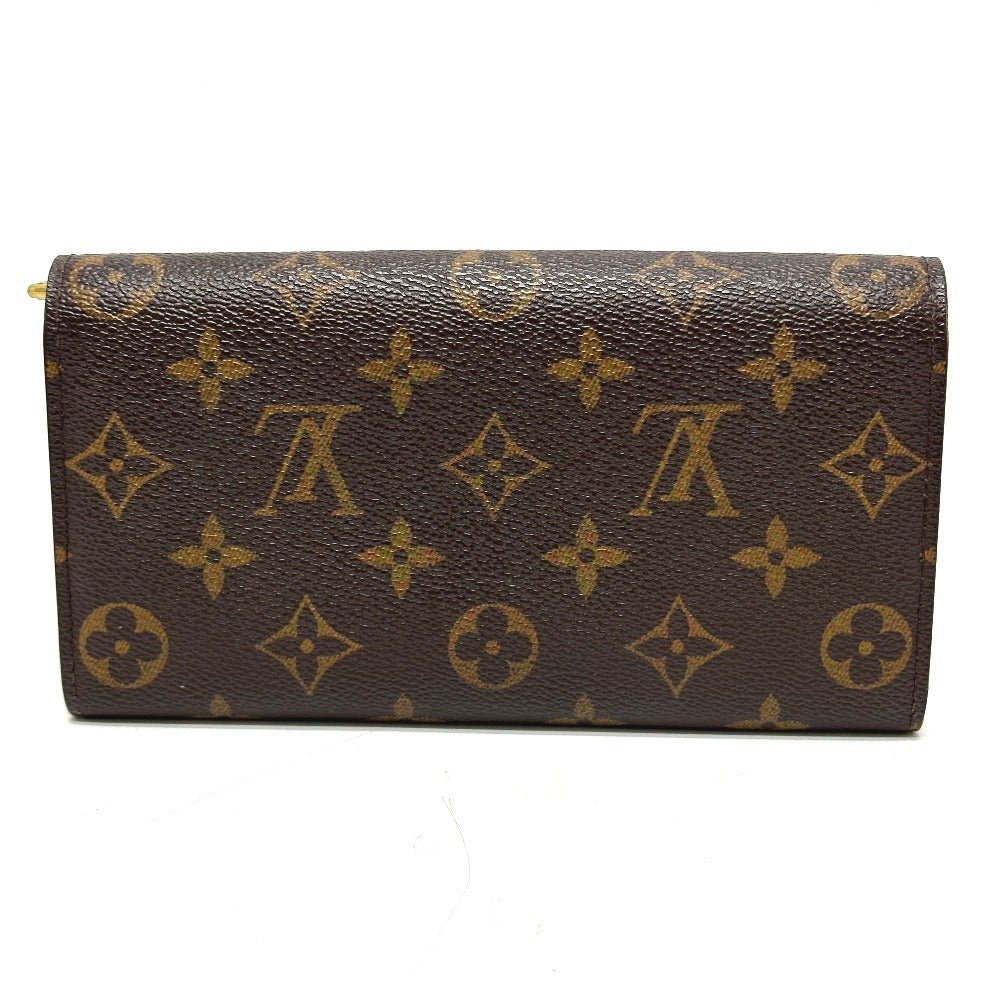 LOUIS VUITTON Long Wallet Purse M61734 Monogram canvas Brown Monogram Portefeuille Sara | AlmaBagz