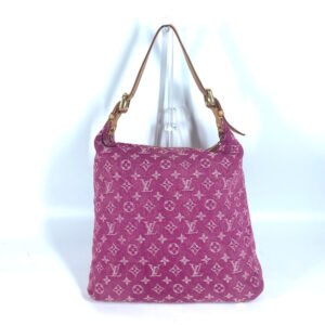 LOUIS VUITTON Shoulder Bag M95210 Monogram denim pink Monogram denim Buggy GM | AlmaBagz