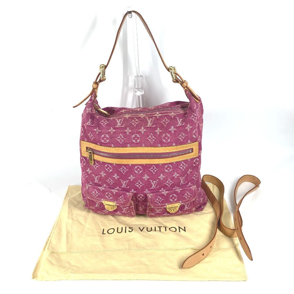 LOUIS VUITTON Shoulder Bag M95210 Monogram denim pink Monogram denim Buggy GM | AlmaBagz - Image 3
