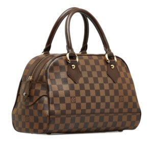 Louis Vuitton Damiere Duomo Handbag Mini Boston Bag N60008 Brown PVC Leather  Louis Vuitton | AlmaBagz