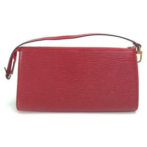 LOUIS VUITTON Pouch M52947 Epi Leather Red Epi Pochette Accessoires Women Used | AlmaBagz