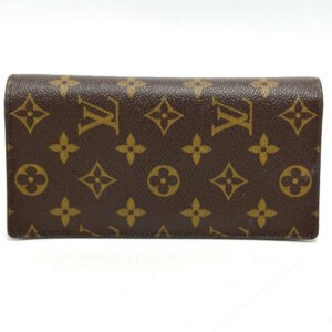 LOUIS VUITTON Long Wallet Purse M66540 Monogram canvas Brown Portefeuille Braza | AlmaBagz