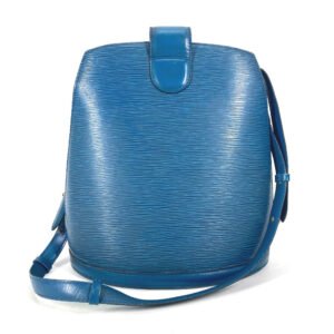LOUIS VUITTON Shoulder Bag M52255 Epi Leather blue Epi Cluny PM Women Used | AlmaBagz