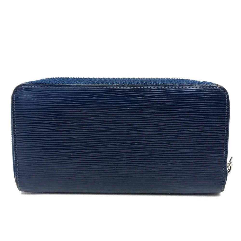 LOUIS VUITTON Long Wallet Purse M60307 Epi Leather blue Epi Zippy wallet Women Used | AlmaBagz